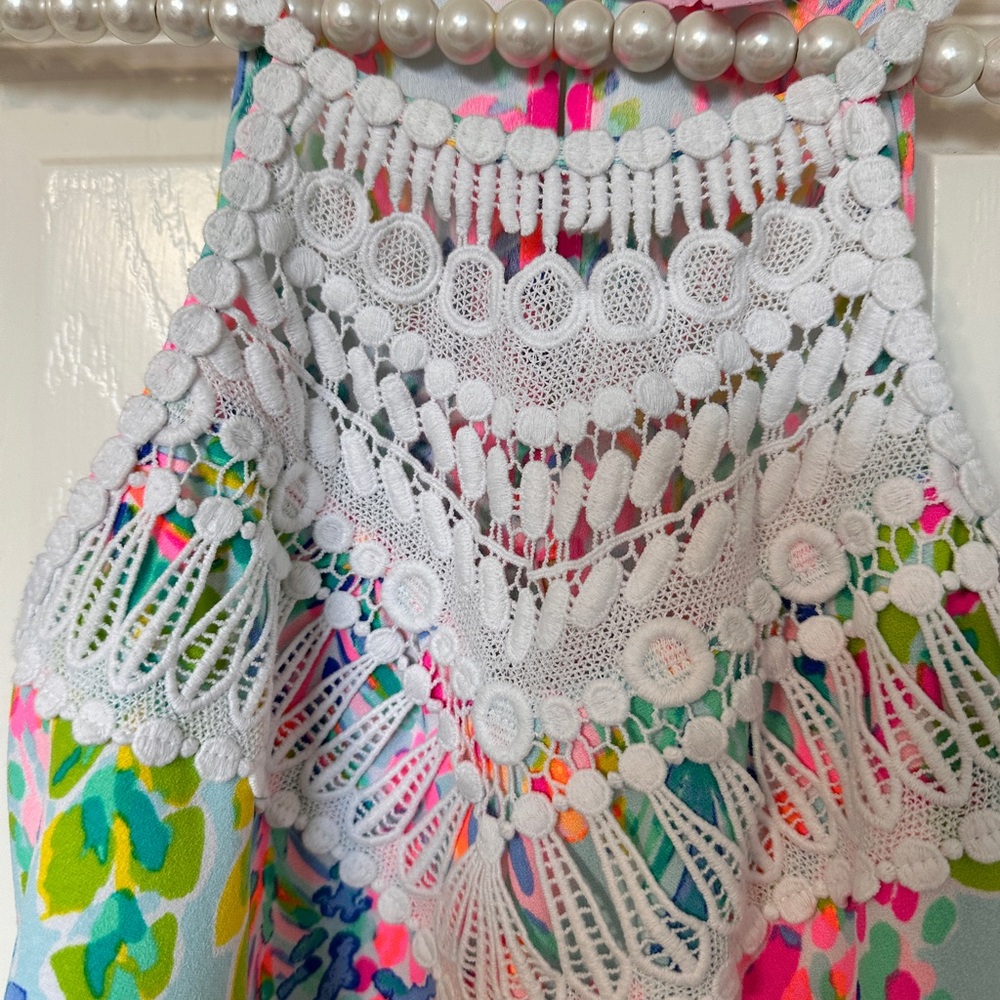 Lilly Pulitzer Pearl Soft Shift Dress in Catch the Wave Size 2 - Picture 2 of 6
